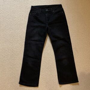 TopShop Black Capri Jeans